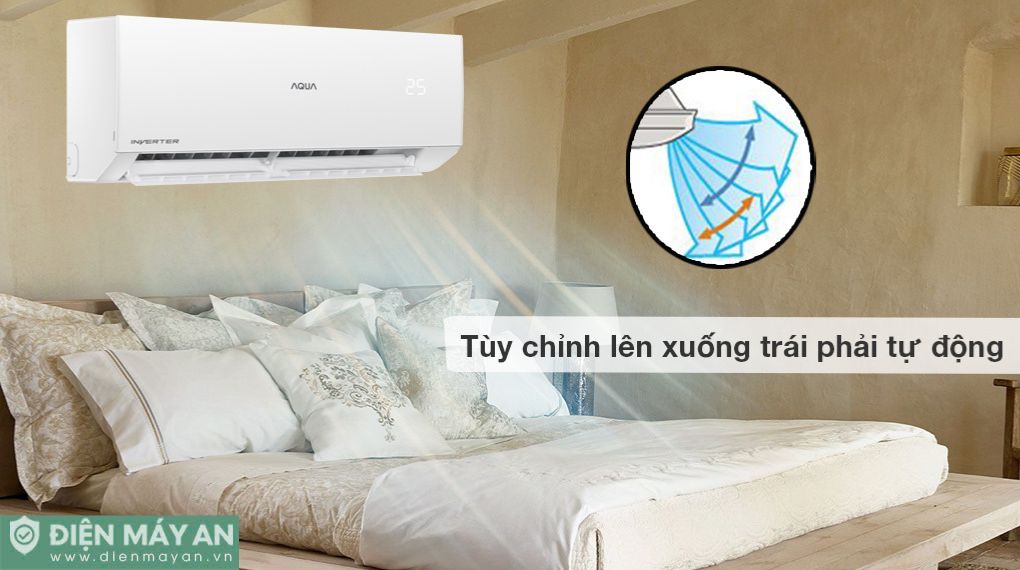 Điều hòa Aqua Inverter 18000 BTU 1 chiều AQA-RV18QA